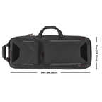 Allen Tac-Six Ghost Lockable 34" Rifle Case 600D Polyester Black