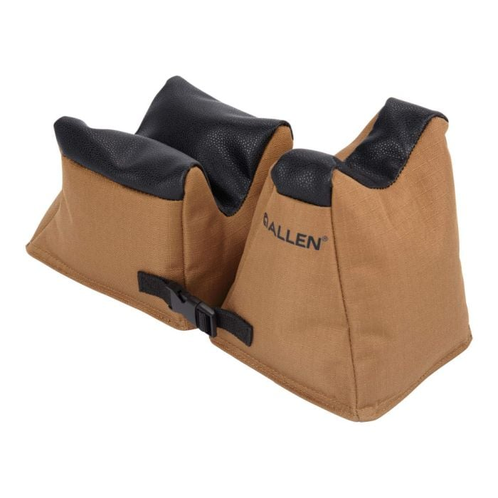 Allen X-Focus Front & Rear Shooting Rest Combo Filled Leather Coyote