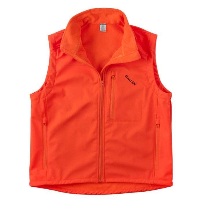 Allen Softshell  Safety Hunting Vest Large Polyester Orange