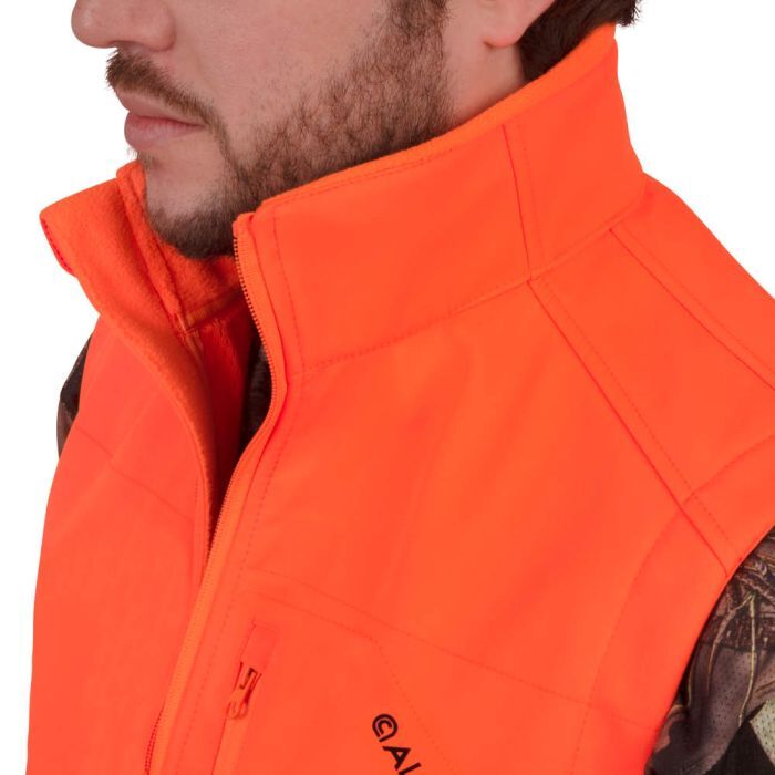 Allen Softshell  Safety Hunting Vest Large Polyester Orange