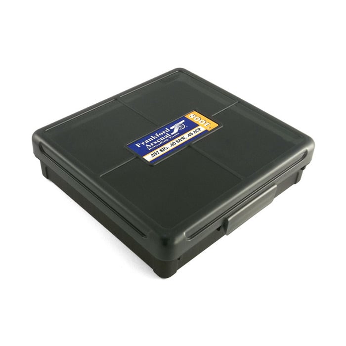 Frankford Arsenal Hinge-Top Ammo Box 10mm Auto, 45 ACP