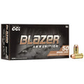 Blazer Ammunition 10mm Auto 180 Grain Full Metal Jacket 50 Count